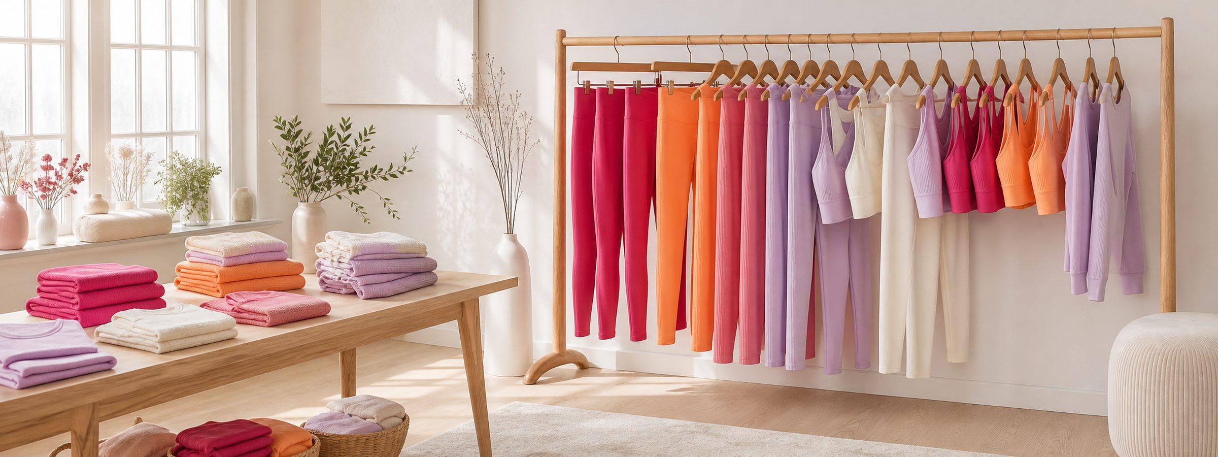 Seamless activewear collection — studio rack